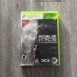 Xbox 360 Medal of Honor limited edition video game